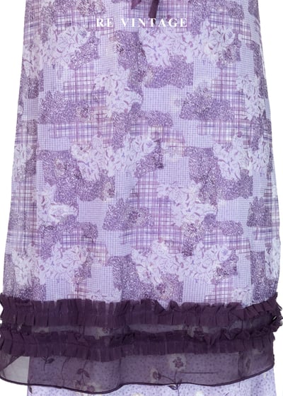 午夜的紫色華爾滋Paisley拼接細肩帶背心4