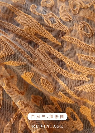 橘子色野性豹紋透膚上衣12