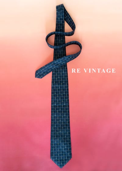 方格裡的春天 - 玫瑰花園領帶6