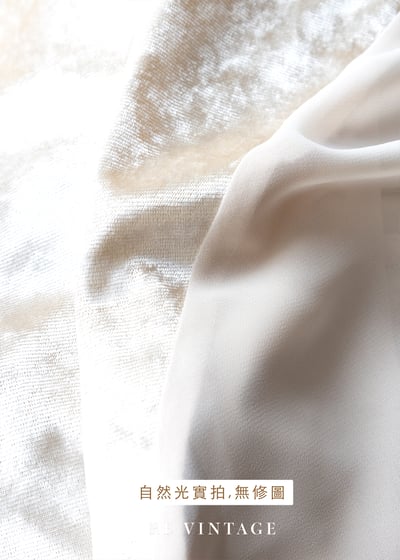 香檳色絨布與雪紡交織細肩帶背心12