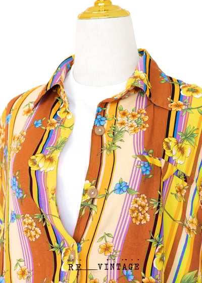 香蕉焦糖千層蛋糕夏日花花襯衫9