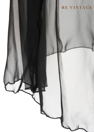 浪漫黑花園細肩帶透膚洋裝12