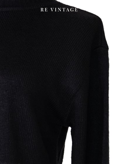 三色小花可愛的針織毛衣8