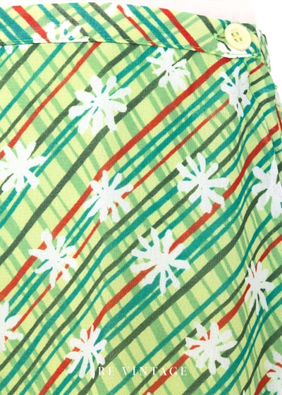 白花斜陽繽紛光影美裙（25"）5