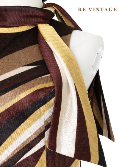 Amber Rhythm 流動線條領結洋裝5