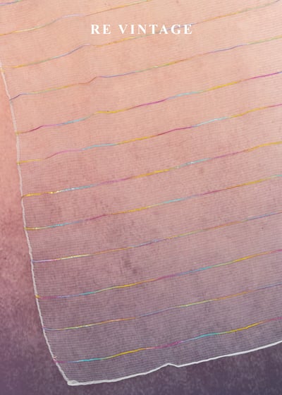 彩虹空氣輕柔線條絲巾4