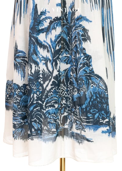 海的清涼 - 熱帶森林 旅途明信片一片式長裙（27"）4