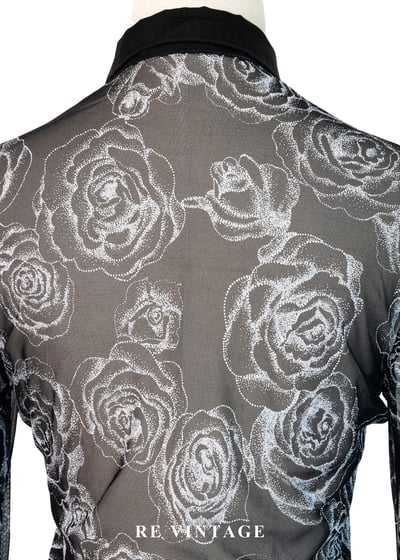 黑霧白玫瑰透膚上衣9