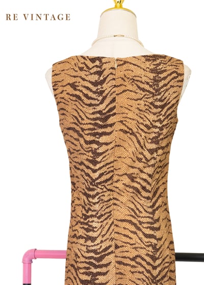 虎斑狂野優雅長洋裝12