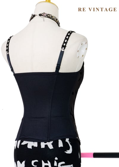 Midnight Petal Corset 黑絨馬甲背心10