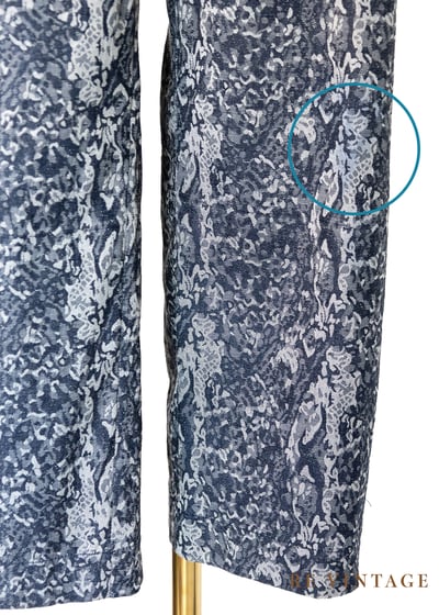 Blue camouflage 高腰褲褲（30"）10