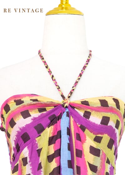 『歐洲寶物』Color Wave 格紋長洋裝4