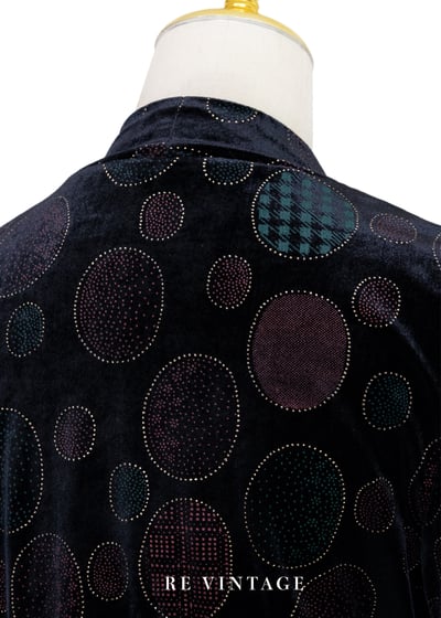 泡泡糖黑絨布短袖上衣8