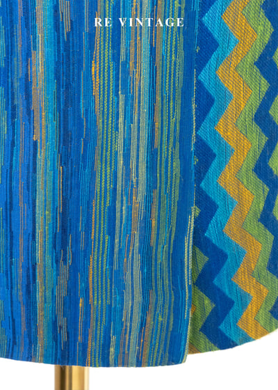 套裝裙子 - 藍調信號像素浪潮短裙（23"）6