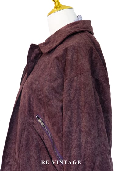 微醺梅洛酒水洗菱格紋夾克外套12