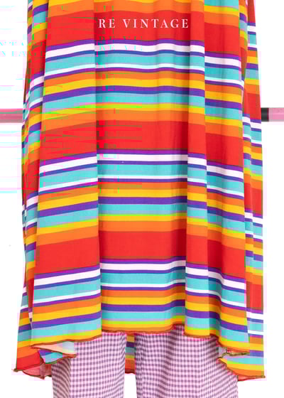 紅寶石甜蜜彩虹長版上衣/迷你洋裝4