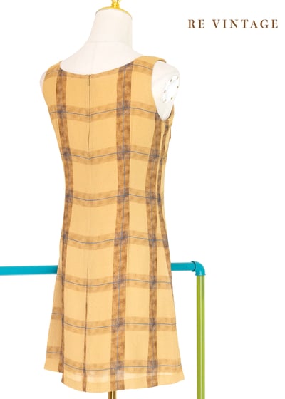 Butter Waffle 氣質格紋短洋裝10