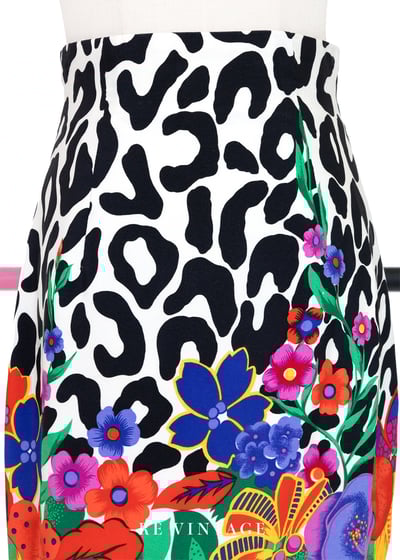 小豹的彩虹花園高腰短裙（26"）3