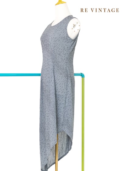 Rainy Day 灰色雨滴長版上衣/洋裝11