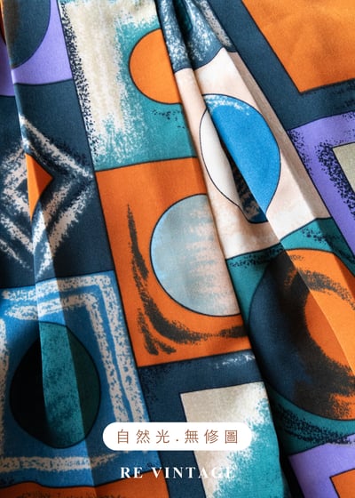 復古乖乖牌幾何藝術高腰短褲（27"）13