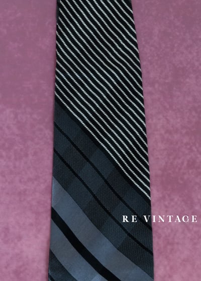 夜色分割灰黑色領帶4