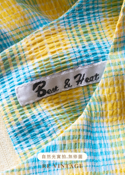 檸檬藍午後野餐夏日洋裝14