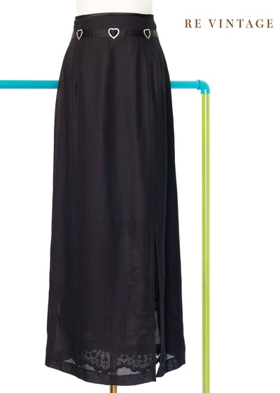 My love愛心發射黑系長裙（27"）1