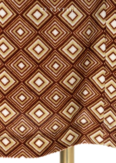 萬花筒菱格紋絨布短裙（26"）8