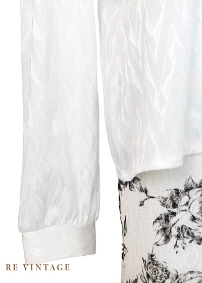 『歐洲寶物』法國製 - 純潔白閃電印花設計感襯衫5