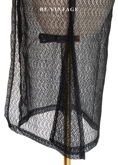 半透夢境中國釦蕾絲洋裝/罩衫13