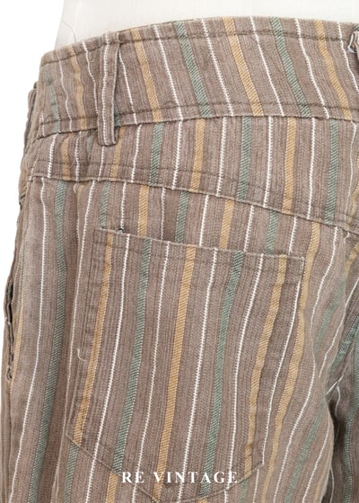 伯恩的秋日散策雅痞條紋褲11