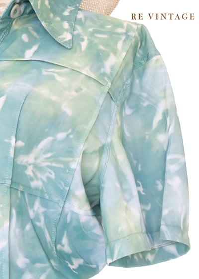 魔法特調暈染格紋上衣4