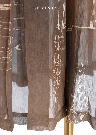 Earth Script 大地手稿雪紡高腰寬褲（28-31"）6