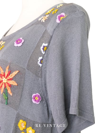 Morning Dove手工刺繡小花博款針織上衣13