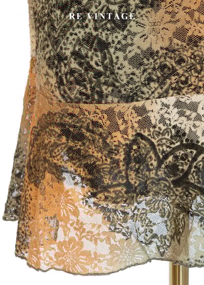 Moss 橘光蕾絲中長裙（28-31"）6