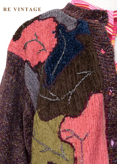 Colors in layes 針織材質混搭毛線外套4