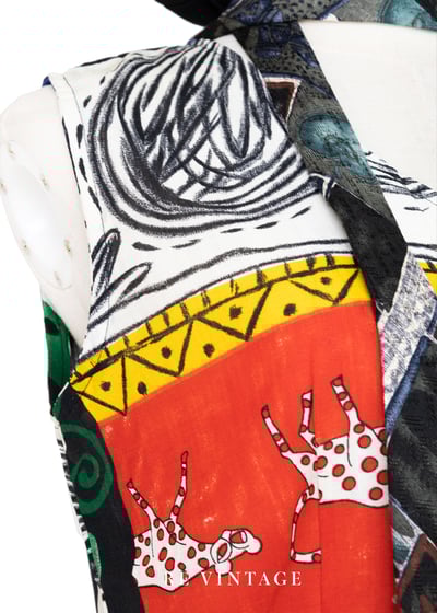 旅人手札撞色印刷圖騰背心6