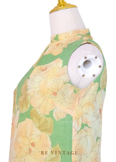 Lemon Petals 檸檬花綠意的午後洋裝9