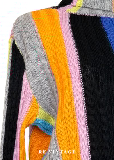 日本製 - 彩虹線條針織毛衣5