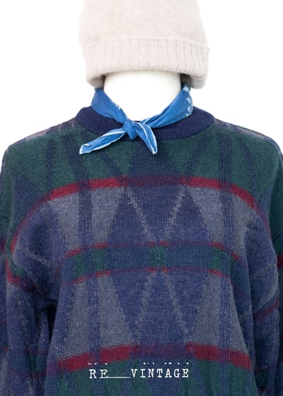 聖誕森林交叉菱格針織毛衣4