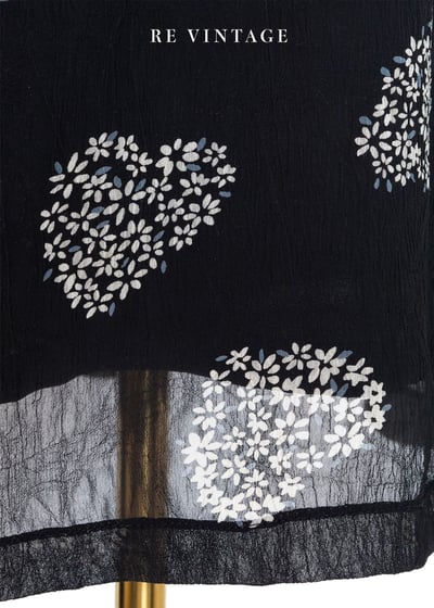 花心黑雨愛心小花迷你洋裝8