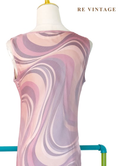 粉紅的液態夢境垂墜領洋裝13