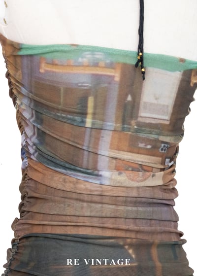 城市幻燈片繞頸長版背心13