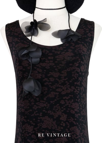 酒紅夏夜暗花貼身洋裝6