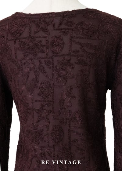 浮花星星巧克力色上衣11