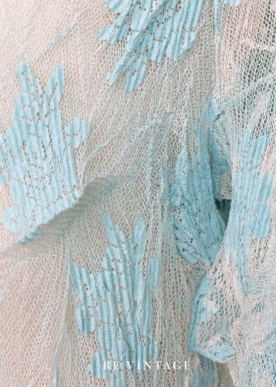 微光地中海顯白有氣質的網紗上衣13