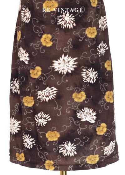 Mocha 雙色小花迷你短洋裝6