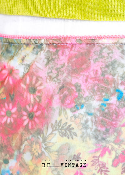 繽紛花花世界彈性中長裙11