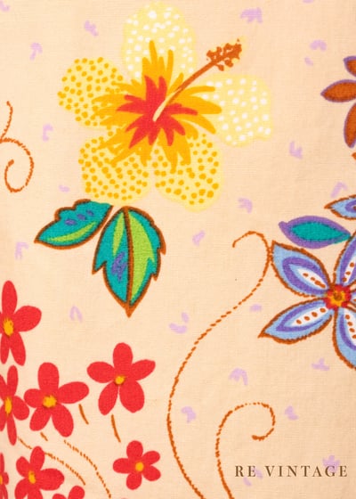 淡淡的粉橘色小花裙（24.5"）5