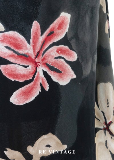 影中花雙色艷麗洋裝9